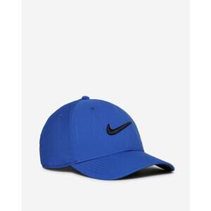 Nike Club Structured Swoosh Hat Game Royal Blue Black Cap Size L/XL FB5625 480